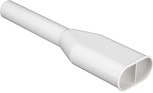 SOS Accessoire - Tubo de Desagüe Doble para Lavadora, PVC, 1.2 mm, Blanco, 1 Unid