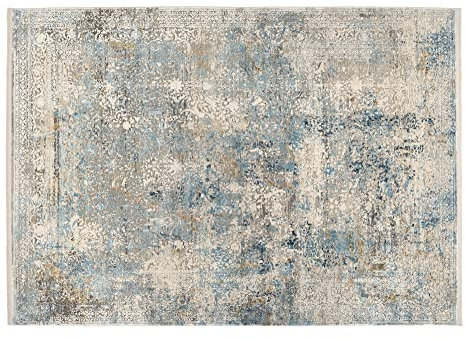 OCI CAVA Teppich BES04 822 grau-blau 67 x 130 cm
