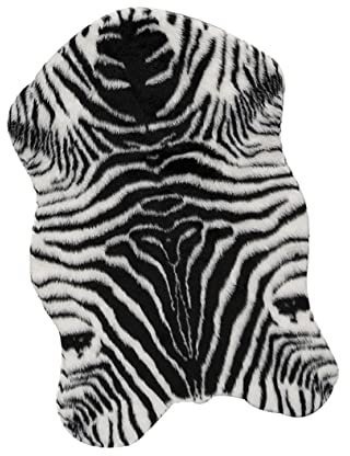 Cabilock Zebra-Muster Fischform Bodenmatte rutschfeste Strapazierfähige Bodenkissen Für Badezimmer Und Küche Für Sicheren Glatten Oberflächen