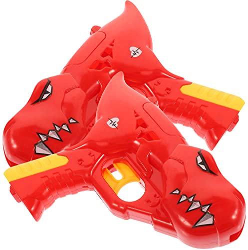 Toddmomy Dinosaur Candy Holder Toy- 2pcs Lollipop Holder with Surprise Candy Launcher, Funny Present for Kids Boys Girls, Ideal for Birthday Party and Festivals