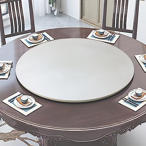 ESOYAWE Rotación De 360 Plato Giratorio De Madera para Mesa De Comedor, Ø 50 60 70 80 90 100 Cm Redondo Lazy Susan Placa Giratoria, Bandeja De Placa Giratoria con Cojinete Silencioso