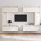 GuyAna TV-Schränke 6 STK. Weiß Massivholz Kiefer Wohnwand Wohnzimmer WohnwäNde TV Board HäNgend TV Sideboard