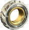 Dual Function Stainless Steel Motorcycle Tire Fidget Ring, Fidget Rings Anxiety Toys Anxiety Relief Ring Toys, Mens Spinner Ring ( Color : C )