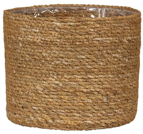 Scheurich Seegras Korbpflanzgefäß, Farbe: Nut, Durchmesser: 26 cm