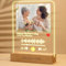 uniqicon Spotify Bild Personalisiert,Spotify Glas,Personalisierte Acryl Spotify Plakette,Personalisierte Geschenke,Aesthetic Room Décor,Geschenk Für Freundin Partner Freund Paare