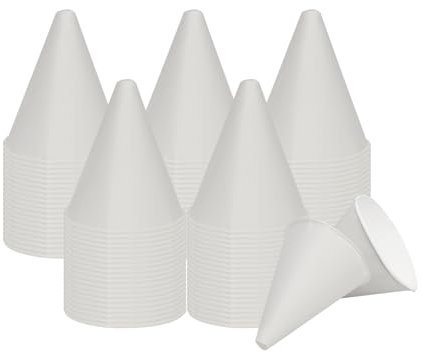 100uds Embudo de Cambio Aceite Desechable, Embudo Aceite Papel Cono de un Solo Uso Embudos Derrames Automóvil Embudo Aceite Motor Tanque Aceite Motor Botellas Aceite uso Automotriz