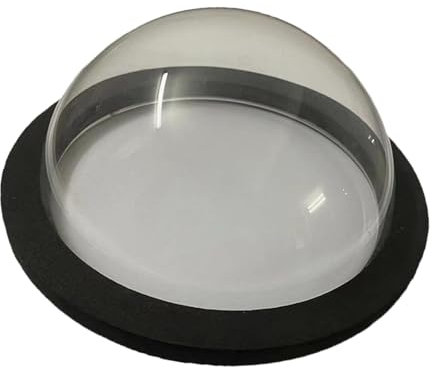 F Fityle Corral de Plantes flottantes d'aquarium en Forme de dôme, Anneau d'alimentation pour Poissons, dôme d'observation de Poissons d'étang en Acrylique