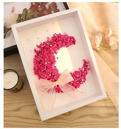 GSHUR 3D Shadow Box A4(210x297mm) Deep Frame for Objects up to 5cm Object Frame for Filling, 3D Display Box for Objects Photos Artworks Memories Flowers Crafts (white,5cm)