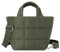 GSenhui Gesteppte Puffer Crossbody Handtasche - Kleine Damen Puffy Tote Bag mit gepolstertem Gitter, grün, s