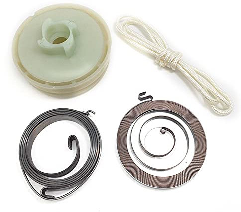 DOFABI Puleggia di avviamento facile a strappo con molle Kit fune di trazione del rotore Parti di ricambio Motosega 4500 5200 5800 52cc 58cc gruppo di avviamento a strappo per motosega
