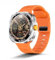 XINDADA F7 Ultra Smart Watch - Reloj inteligente para hombre Galaxy Watch 7 Ultra NFC GPS Brújula Dinámica Island Health Monitoring Sport Smartwatch 2024 (naranja)