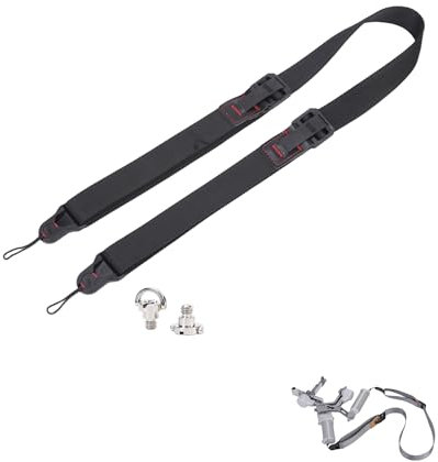 Lokyoyo RS4 Mini cinghia per il collo, tracolla regolabile per la riduzione del peso per DJI RS4 Mini stabilizzatore Gimbal, cordino di decompressione cintura di sollievo dallo stress accessori per la