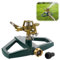 Aspersor de metal pulsante para riego Gardena, aspersor de impulsos con base y base, aspersor automático de agua, aspersor de pulsación, giratorio 360 grados