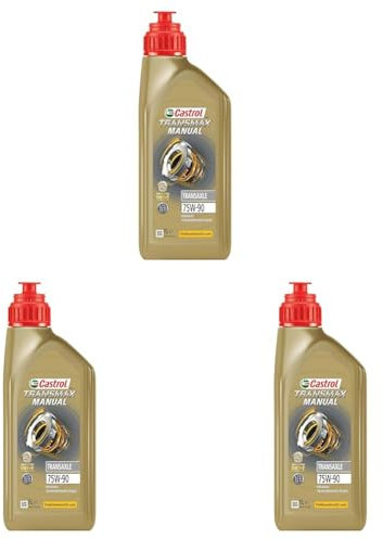 Castrol TRANSMAX Manual Transaxle 75W-90 Getriebeöl, 1L (Packung mit 3)