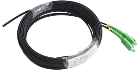 JPVLCNDJ Cable de fibra óptica 2SC de 2 núcleos, monomodo, simplex, for exteriores, 3 m, 10 m, 20 m, 30 m, 40 m y 50 m.(10M)