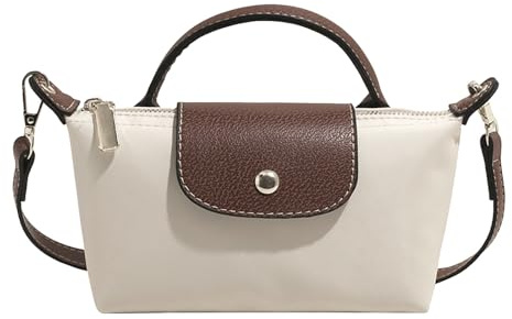 Generisch Mini Umhängetasche in Farbblockoptik für Damen, Small Crossbody Bag,Quadratische Klein Handtasche in Volltonfarbe mit Verstellbarem Riemen, Schultertasche
