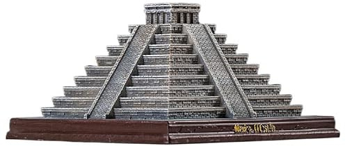 Mexiko Maya Pyramiden Architektonisches Modell Harz Handwerk Weltberühmte Gebäude Statue Figur Souvenirs Geschenke