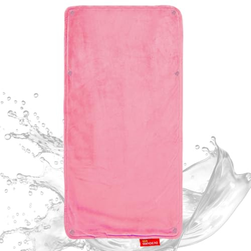 FmtwPhn Heizkissen für Haustiere, für Hunde und Katzen, wiederaufladbar, 58,4 x 27,9 cm, wasserdichte Matte für Welpen, Haustiere, Innenkatzen, kleine Hunde, Damen, Herren, Kätzchen, kaltes Wetter
