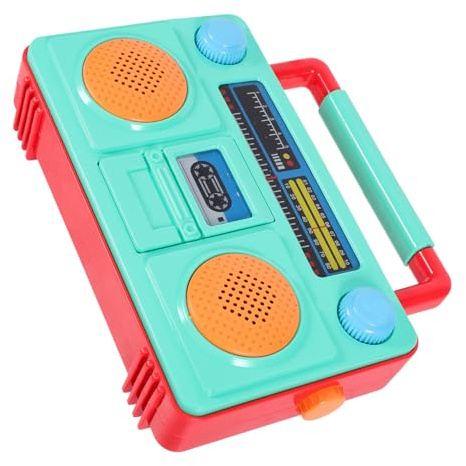 KICHOUSE Juguete Radio Simulada Infantil Duradero con Sonidos Español para Niñas Juguete Educativo para Aprendizaje y Casa Regalo Infantil Interactivo Color Aleatorio Color Aleatorio