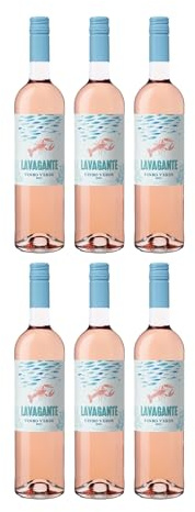 Casa Santos Lima Lavagante Vinho Verde Rosé DOC Roséwein halbtrocken Portugal inkl. FeinWert E-Book (6 x 0.75 l)
