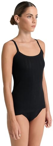 Damen Jacquard Tanktop Bio-Baumwolle Top T-Shirt Träger-Tops Unterhemd