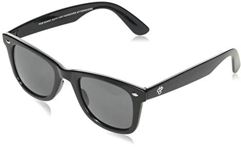CHPO Unisex-Erwachsene Noway Sonnenbrille, Schwarz (Black/Black), 48