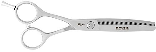 Kyone D45TL - 6,0 Zoll Modellierschere (45 Zähne) Hochwertige Stahlschere für die Allround-Anwendung