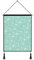Blackish Green Fresh Lines geometrisches Gitter, 45 x 65 cm, Stoff, moderner High-Definition-Druck, Wanddekoration 17.7 X 25.5 Inches 4.bright Stars