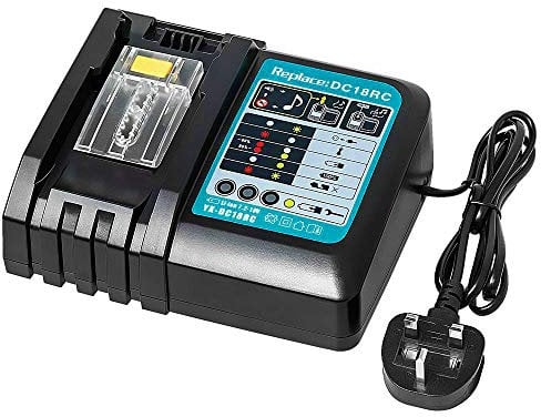 DC18RC Battery Charger Replacement for Makita Charger DC18RA DC18RD DC18SD DC18SF Replacement for Makita 14.4V-18V Lithium-ion Battery BL1830 BL1840 BL1850 BL1815 BL1430