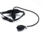 SMspade Leather Mouth Gag Einstellbare aufblasbare Dildo Gag Silikon schwarz