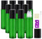 10Pcs, 10ml Essential Oils Roller Bottles - Glass Roll on Bottles with Stainless Steel Roller Balls - Included 1 Bottle Opener & 1 Dropper - Perfect for Aromatherapy by Alledomain (Green)