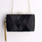 Umhängetasche Damen Clutch Metall Quaste Frauen Clutch Bag Kette Abendtaschen Schulterhandtaschen Klassischer Stil Kleine Geldbörse Tag Abend Clutch Taschen Schwarz