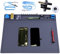 Anti Static Mat for PC Building, Computer Electronics Repair, IUZIT Heat Resistant 932°F ESD Soldering Mat with Grounding Cord & Plug, ESD Wristband for BGA Gun Soldering Iron15.9” x 12”