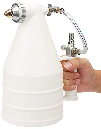 LANTRO JS 3000cc Spritzpistole Sprüher Lufttextur Sprühpistole Zement Beton Mörtel Sprayer Stuck Sprayer Malerei Sprayer für Haus Garten Zaun Decke Wand Textur Farbe Trockenbau W/Düsen