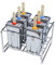 Brotzeit 6er Set Edelstahl Eisform eckig mit Ständer und Bambussticks Eisstiehlform Eisstiel Form