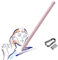 Galaxy Tab S6 Lite Penna Compatibile con Samsung Galaxy Tab S6 Lite (EJ-PP610) [SenzaBlutooth] stylus pen + punte (rosa chiffon)