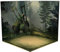 Sharplace 1:12 Hintergrundaufbewahrung Diorama Fahrzeugmodell Layout Sammlung Dekoration Hintergrund Display für Actionfiguren im Maßstab 1/12 Puppen Spielzeug, Wald