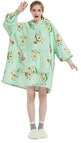 Übergroße Hoodie Sweatshirt, Original Decke Sweatshirt, super weiche gemütliche warme komfortable Riesen-Hoodie, Geeignet Kapuzenpullover für Erwachsene, Männer, Frauen, Jugendliche