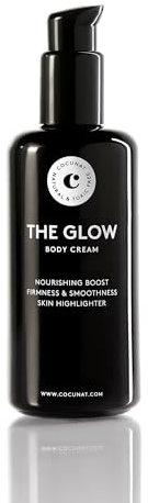 COCUNAT - The Glow - Feuchtigkeitsspendende Körpercreme - Glow-Effekt - Pflegt und regeneriert die Haut - Glättet und verleiht ein strahlendes Aussehen Mit Kokosnuss - Jojoba - 175 ml