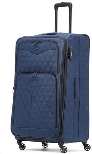 Flight Knight Lightweight 4 Wheel 800D Soft Case Suitcases Anti Crack Cabin & Hold Luggage Options Approved for Over 100 Airlines Including easyJet, BA & Many More!