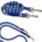 FairPaw Paracord Hundeleine geflochten - 1,8m Hunde Leine verstellbar mit 2 Karabiner, Leine Hund Große Hunde, Hundeleinen, Dog Leash, Führleine Hund, Bissfeste Hundeleine zum Umhängen, Trainingsleine