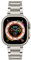 TRUMiRR 49mm 46mm 45mm 44mm 42mm(Serie 3 2 1) Kompatibel mit Apple Watch Armband Titan, Edelstahl Gliederarmband Ersatzarmbänder Geeignet für iWatch Ultra 2/Ultra, Series 10/9/8/7/6/5/4/3/2/1/SE