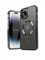 MH TECH Electroplated Case for iPhone 13 PRO, Camera Lens Full Protection, Compatible with MagSafe Wireless Charging, Shockproof Soft TPU Phone Cover (Black)