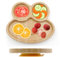 Samaly Bamboo Baby Plate with Silicone Suction Plate for Baby Toddler Kids- Divided Unbreakable- Non-Slip