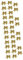 HOMSFOU 32 STK Weihnachtsgoldschmetterling glitzernder Bowknot-Kranz Weihnachtsdeko selber Machen Christbaumschmuck Weihnachtsbaumschleifen Weihnachtsschmuck große Schleifen Blitz Krawatte