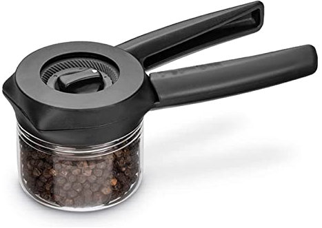DRMEE Molinillo de Pimienta y Sal Molinillo De Pimienta Mini Molinillo De Especias Manual Profesional, Herramientas De Cocina Multifuncionales Abrader Pimienta Especias
