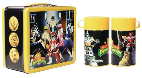 Surreal Entertainment Power Rangers Previews - Fiambrera y recipiente para bebidas de Tin Titans