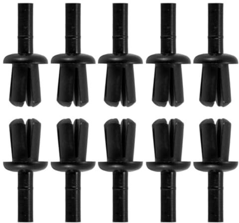 cyclingcolors 10x Rivetti Plastica per Auto Universali di Fissaggio Clip Pannello Porta Clip Paraurti Trim Plastica Clip Ø3mm x 1mm-4mm