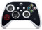 Skin kompatibel mit Microsoft Xbox Series S Controller Folie Sticker Marvel Deadpool Logo