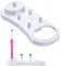 Vidacharmy Porta Testine Spazzolino Elettrico compatibile per Oral B, Base Porta Spazzolino Elettrico, Base Custodia Porta Spazzolino Elettrico Bagno con Slot per Caricabatterie